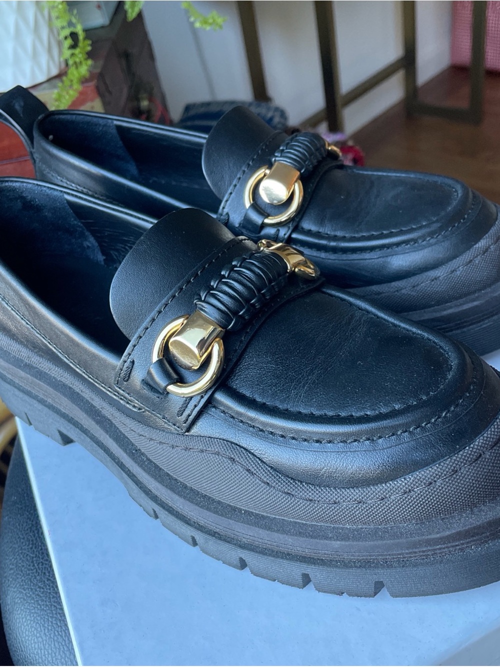 Chloé Lylia Lug Loafers Shoes size IT39